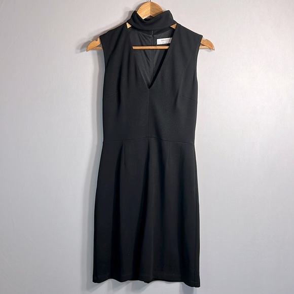 Bailey 44 Black Choker Neck Sheath Cocktail Dress size S NWOT - Picture 1 of 7